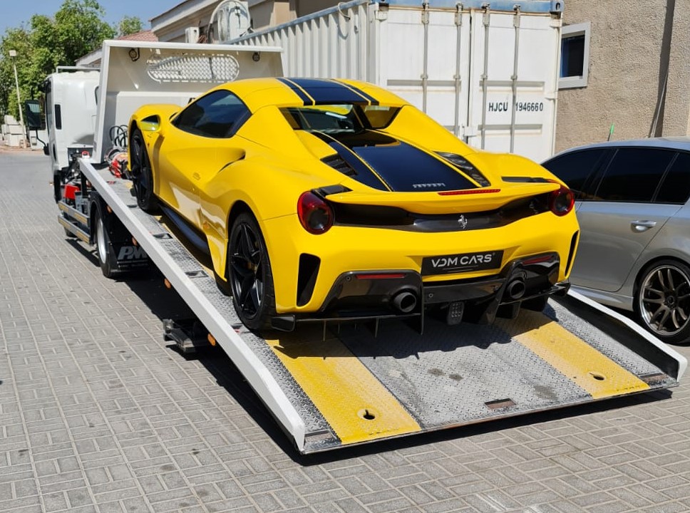 Sports Car Towing Service in Dubai